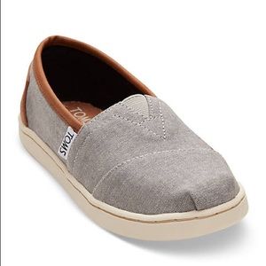 Toms Alpergata Chambray Slip On Sneakers Shoes